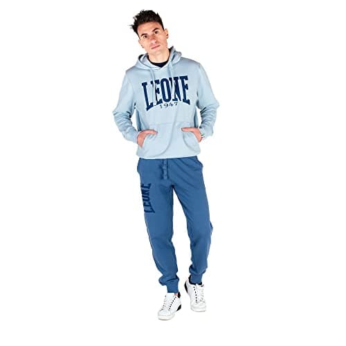 Sweat à Capuche LEONE 1947 pour Homme - Quarry (172), Taille XS
