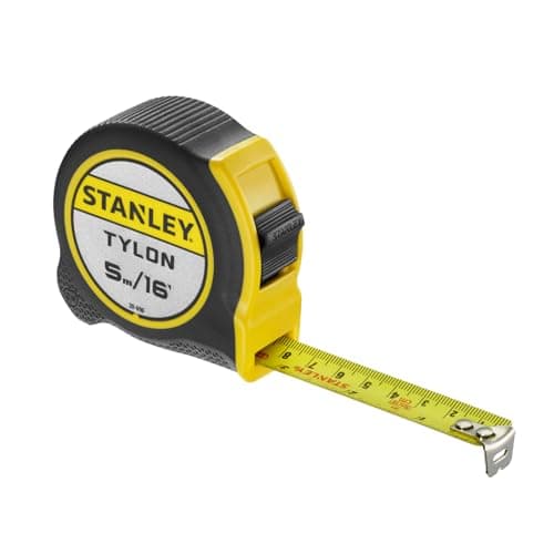 Stanley 1-30-696 Métrage en ruban Jaune de 5 mètres pour travaux professionnels