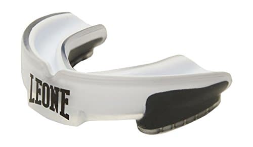 LEONE 1947 Pd513 Protège-Dents Mixte - Protection Dentaire Enfant & Adulte - Sports & Loisirs - Design Élégant - Disponi — Blanc