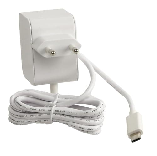 Bloc d'alimentation Officiel Raspberry Pi 5 USB-C 27 W pour Programmateurs - Blanc - Évitez les surcharges et assurez l'