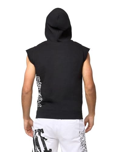 Shirt de Combat pour Homme Noir/Blanc - Taille S, Tissu Aéré et Ultra Confortable - Boxe T-Shirt Entraînement