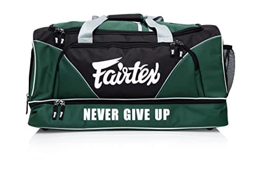 Sac de gym Fairtex pour Muay Thai, Boxe, Kickboxing, MMA - Entraînements Intensifs - 100x60x90cm - Combats Intenses — Bag2-vert