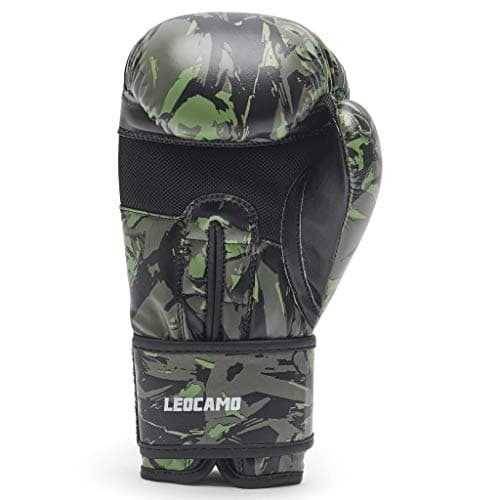 LEONE 1947 Gants de Boxe Leo Camo GN404J, 06oz, Noir - Boxe Sportive, Ami des Poignets, Meilleures Ventes