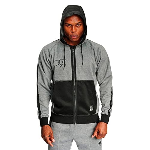 LEONE 1947 Men's Hoodie - Soft Melange Fabric Comfortable Casual Wear for Any Season ABX611