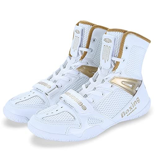Youngtie Chaussures de Boxe pour Hommes Chaussures de Lutte Professionnelles Chaussures de Sport