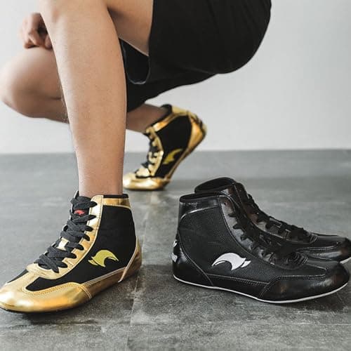 Chaussures de boxe hautesGeneric pour homme - Entraînement et lutte - Chaussures de compétition