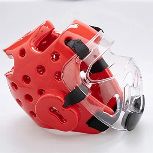 Casque Boxe Taekwondo pour Adultes - Protection Faciale Détachable, Bouclier Sécurisé, Sports Combat