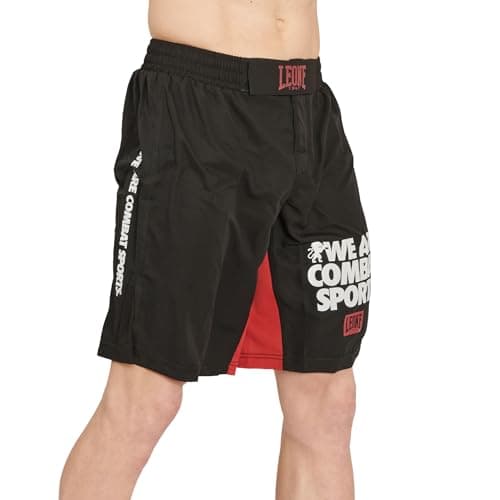 Pantaloncino MMA LEONE 1947 Mixte pour Formation - Fonctionnel et Comfortable - Tailles Hommes et Femmes