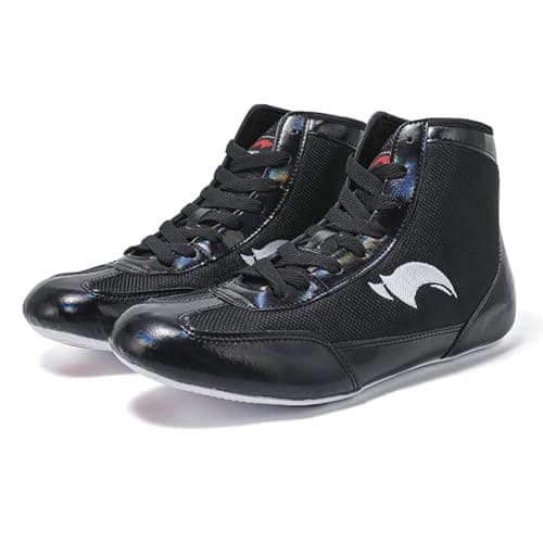 Chaussures de boxe hautesGeneric pour homme - Entraînement et lutte - Chaussures de compétition