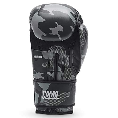 Leone 1947 Gants de boxe Camouflage Gris GN324 - Boxe professionnelle confortable et durable