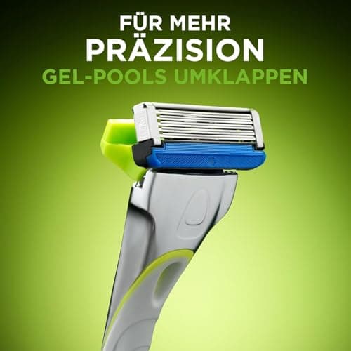 Wilkinson Lames de Rasoir Hydro 5 Sensitive pour Peau Sensible - 4 Pièces (Faible Irritation, Longue Durée, Recommandé p