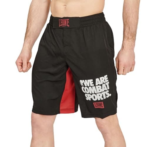 Pantaloncino MMA LEONE 1947 Mixte pour Formation - Fonctionnel et Comfortable - Tailles Hommes et Femmes
