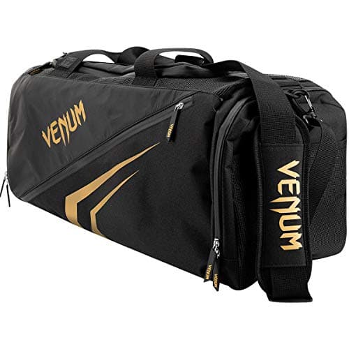 Venum Sac de Sport Trainer Lite Evo Unisex-Adult Léger Durable pour Entraînement Sportif (15L) — Noir/Or