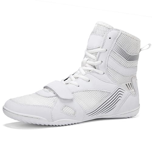 PENXZT Boxe Professionnelles pour Homme - Durables et Antidérapantes | Chaussures de Lutte & Arts Martiaux