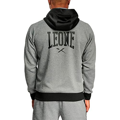 LEONE 1947 Men's Hoodie - Soft Melange Fabric Comfortable Casual Wear for Any Season ABX611