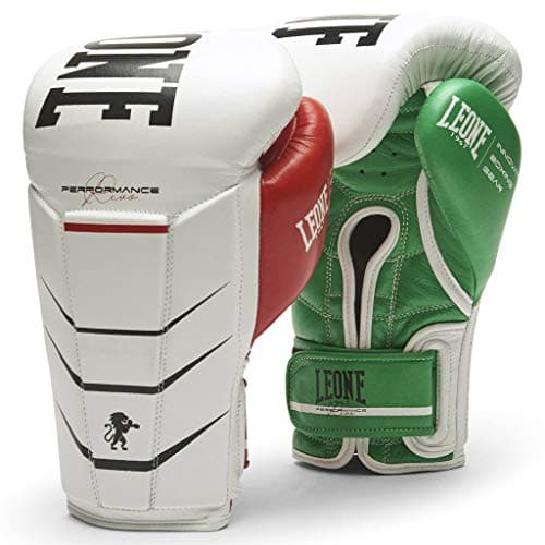 Gants de boxe Leone 1947 Revo Performance Mixtes pour Hommes - Amortissement Avancé et Compagnie Idéale pour le Entrée e — Blanc