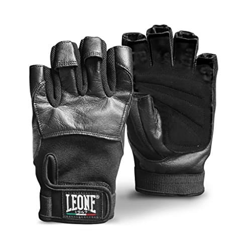 LEONE 1947 Gants de Sport Mécaniques Uni-Sexe En Cuir synthétique Respirants Taille M à L (Ab713)