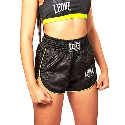 LEONE 1947 Pantalon de Kick-Thai Femme - Short Sportif - Tenue de Combat