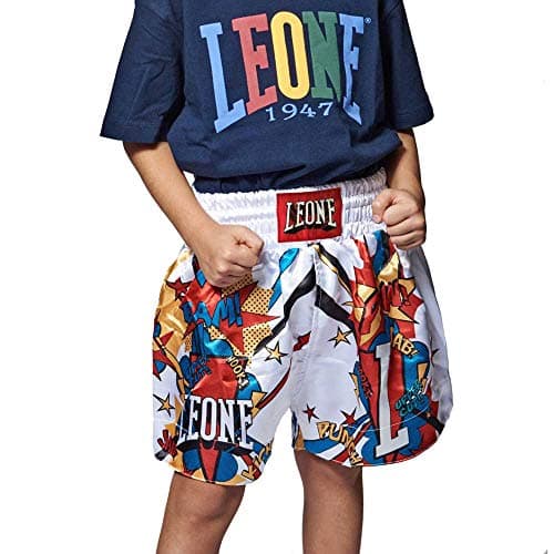 LEONE 1947 Unisex Kid's Hero Shorts — Blanc