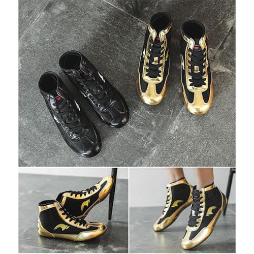 Chaussures de boxe hautesGeneric pour homme - Entraînement et lutte - Chaussures de compétition
