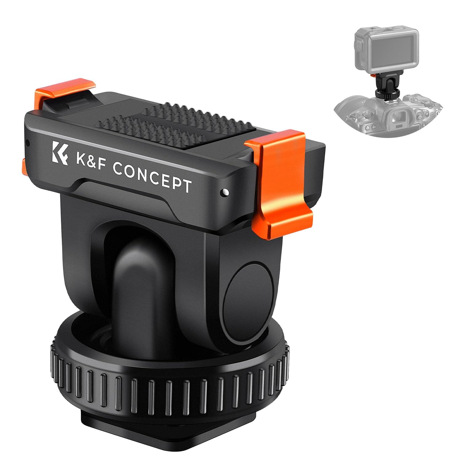 K&F Concept support rotule extension magnétique compatible DJI Osmo Action 3/4/5 Pro et DJI Osmo 360 pour dégaagement ra